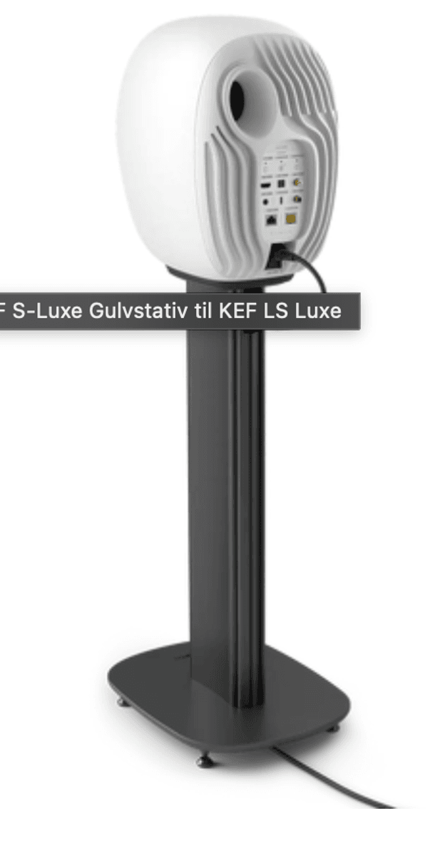 KEF S-Luxe Gulvstativ til KEF LS Luxe , 2 stk
