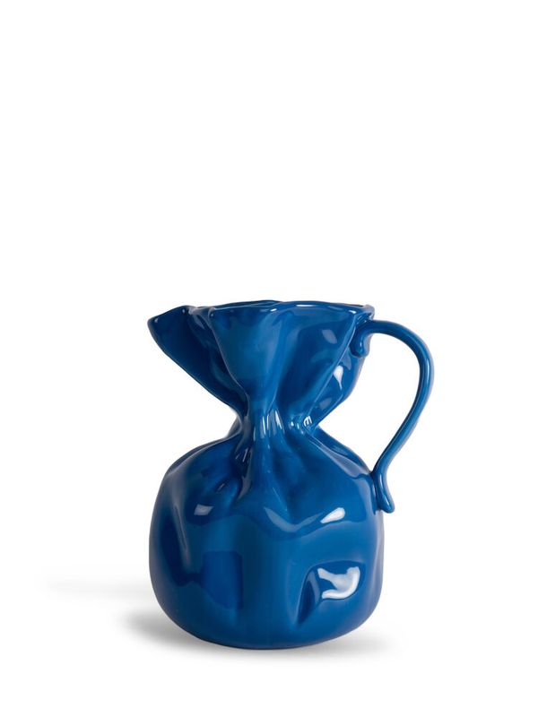BYON Crumple Vase, Blå