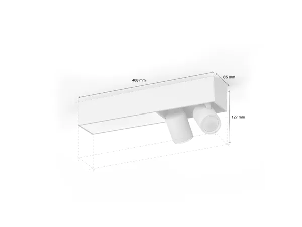 Hovedbilde Philips Hue Centris Taklampe 2 Spot, Hvit