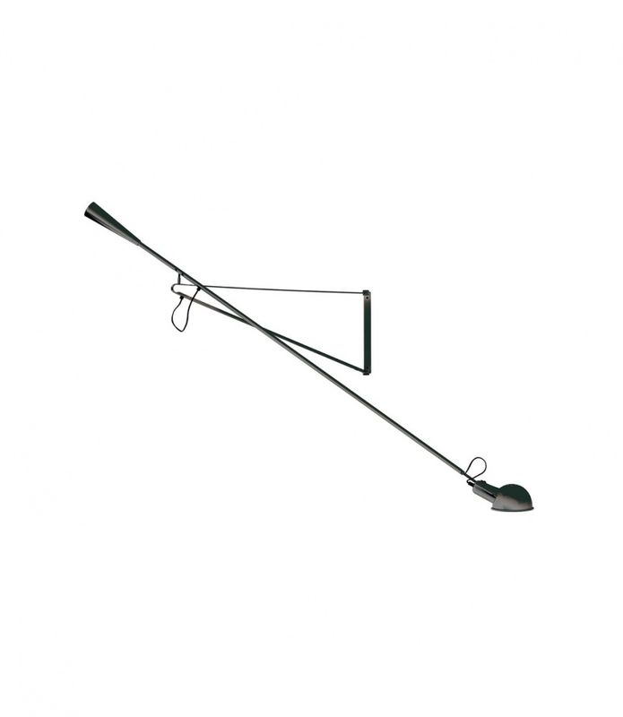 Flos 265 Vegglampe, Sort