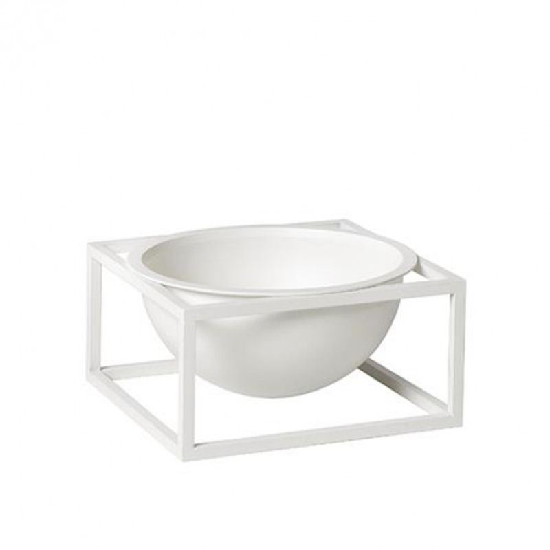 By Lassen Kubus Bowl Centerpiece Liten, Hvit