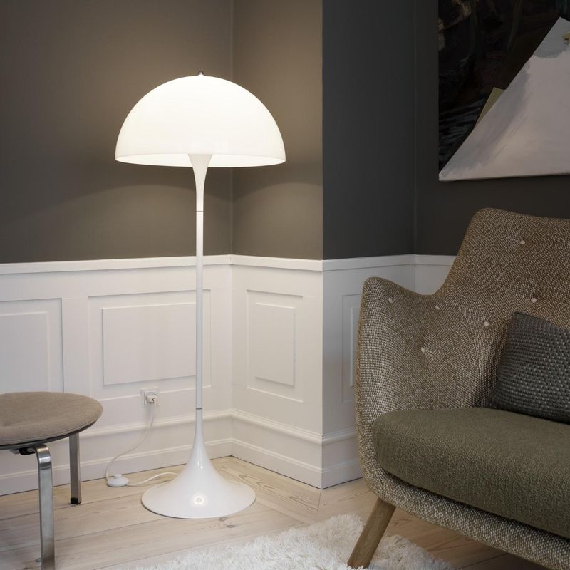 Louis Poulsen Panthella Gulvlampe, Hvit Opal
