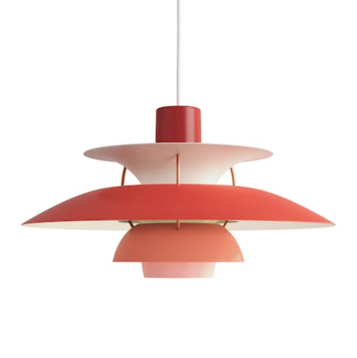 Louis Poulsen PH 5 Pendel, Hues Of Red