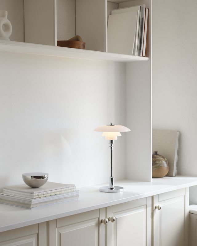 Louis Poulsen PH 2/1 Oppladbar Bordlampe, Krom