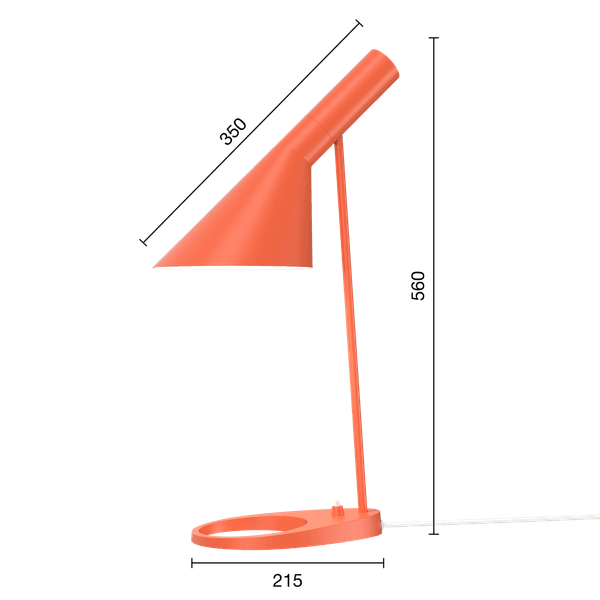 Bilde av Louis Poulsen AJ Bordlampe, Electric Orange