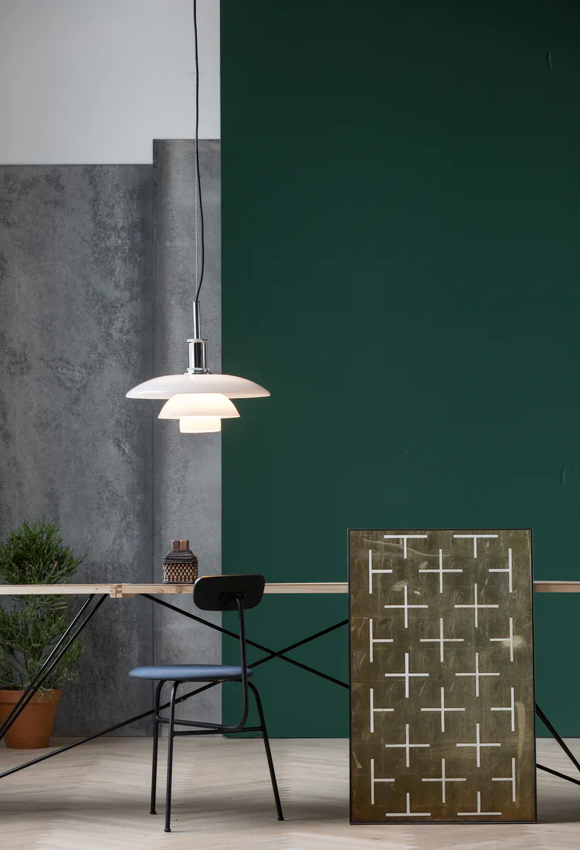 Louis Poulsen PH 4 1/2-4 Pendel, Krom