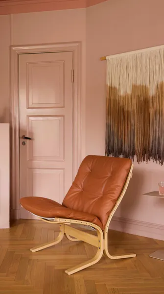 Hovedbilde Siesta Classic Elmotique Lav Rygg, Cognac , estimert levering 4 - 6 uker