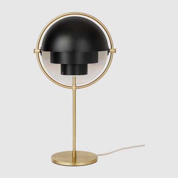 Bilde av Gubi Multi-Lite bordlampe Brass/Black