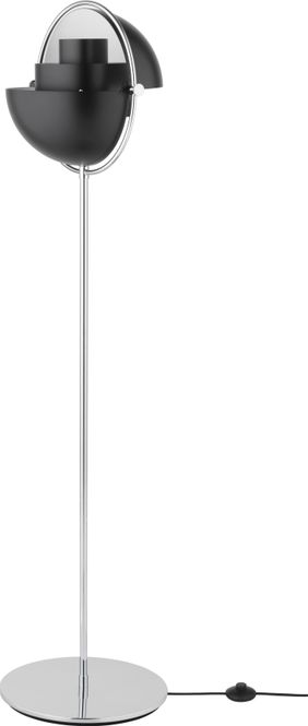 Hovedbilde Gubi Multi-Lite Gulvlampe, Sort/Krom