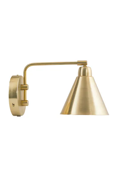 Hovedbilde House Doctor Game Vegglampe Kort, Messing