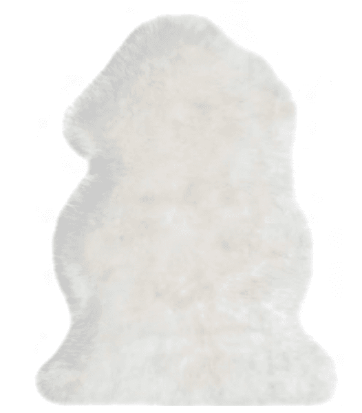 Hovedbilde Lone - Long wool lammeskinn hvit 80/45cm 