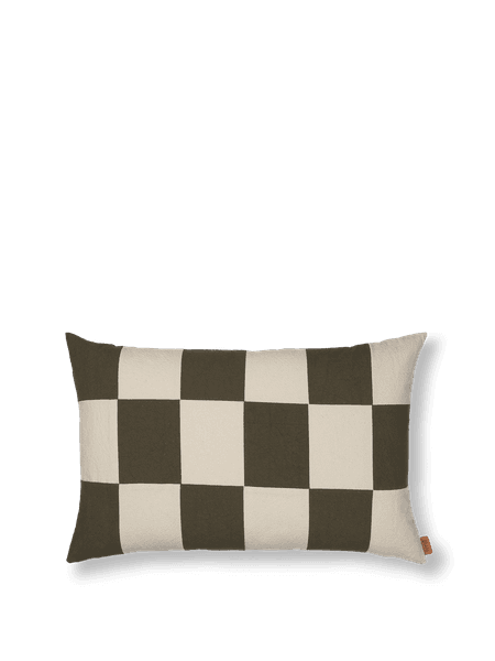 Bilde av Ferm Living Fold Patchwork Putetrekk, Grønn 60x40