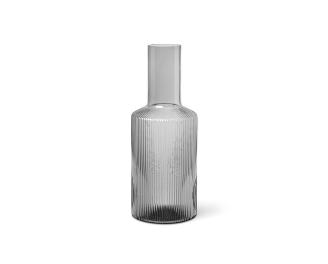 Hovedbilde Ferm Living Ripple Karaffel, Smoked Grey