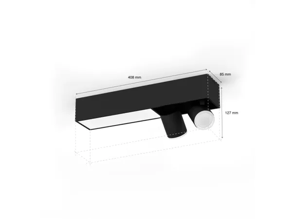 Hovedbilde Philips Hue Centris Taklampe 2 Spot, Sort