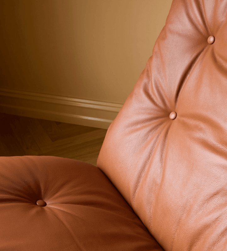 Siesta Classic Elmotique Høy Rygg, Cognac, estimert 4 - 6 ukers levering