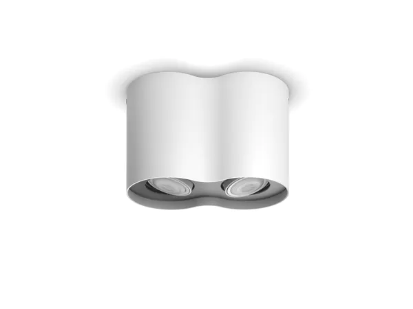 Hovedbilde Philips Hue Pillar Takspot Dobbel, Hvit