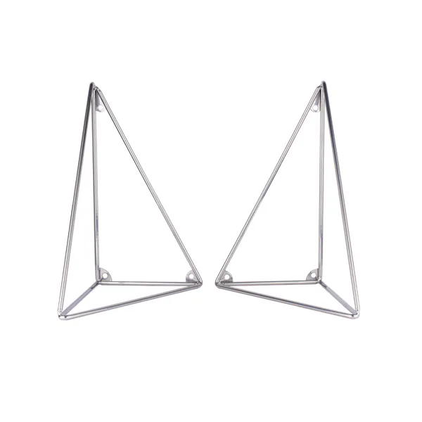 Hovedbilde MAZE Pythagoras Hylleknekt 2pk, Krom