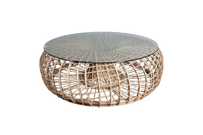 Hovedbilde Cane-Line Nest Sofabord/Krakk Ø130, Natur