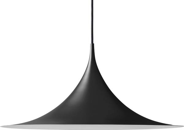 Bilde av Gubi Semi Pendant - 60 Black semi matt