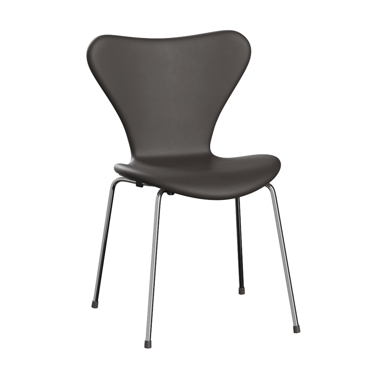 Fritz Hansen Series 7™ 3107, Fullpolstret Essential Lær, Dark Brown