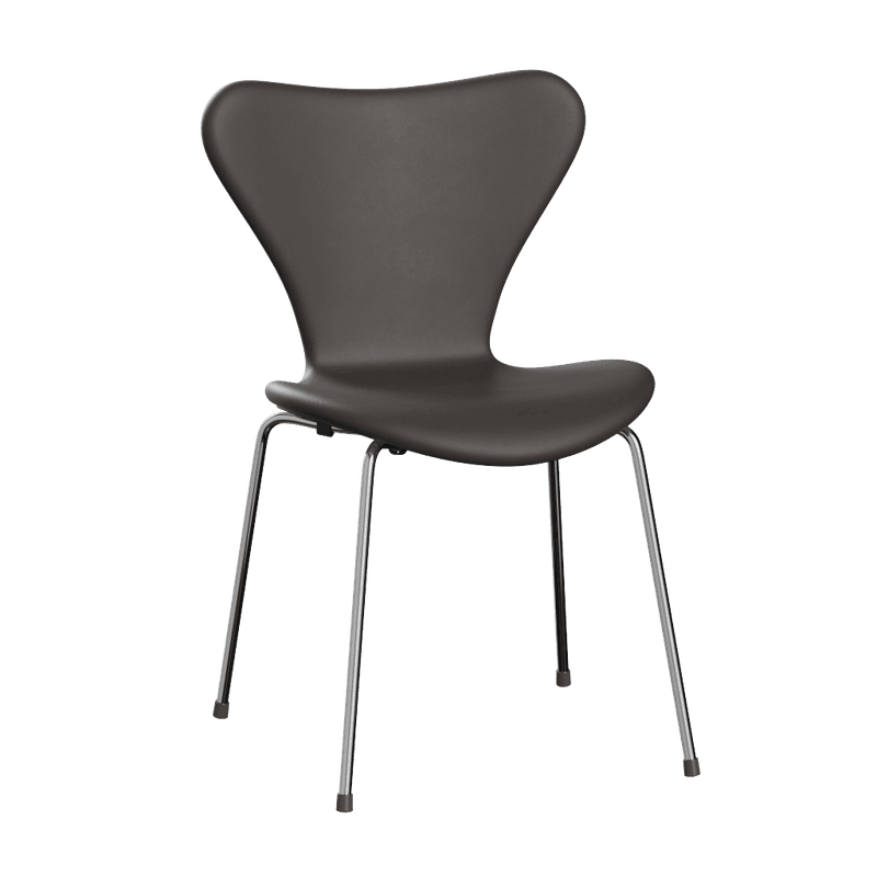 Fritz Hansen Series 7™ 3107, Forsidepolstret Essential Lær, Dark Brown