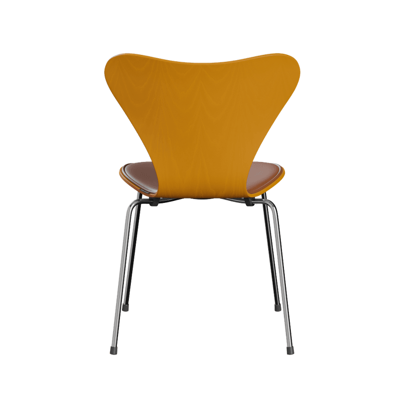 Fritz Hansen Series 7™ 3107, Forsidepolstret Essential Lær Valnøtt