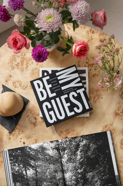 Hovedbilde Printworks Be My Guest Gjestebok, Sort/Hvit