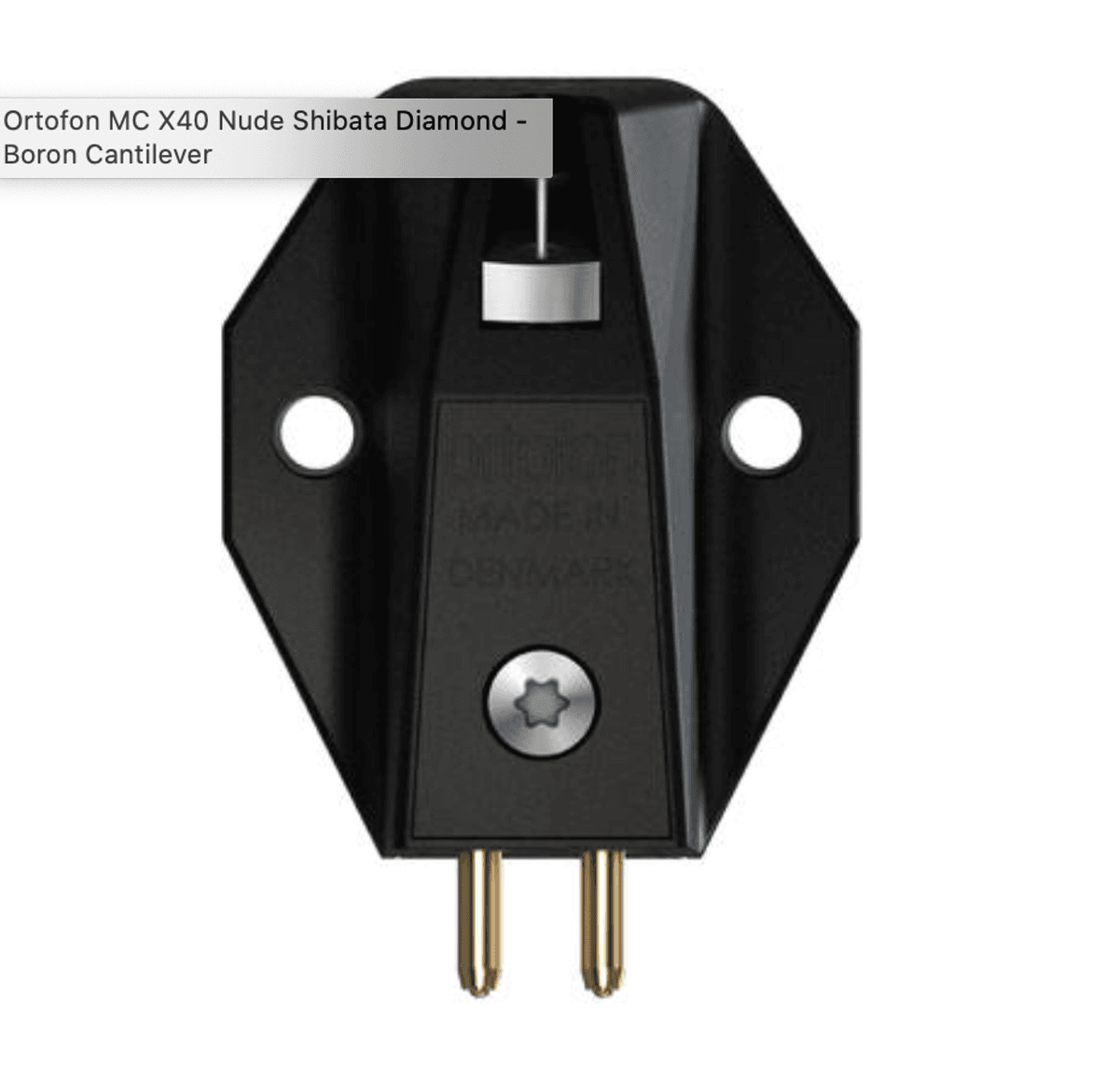 Ortofon MC MC X40 Nude Shibata Diamond - Boron Cantilever